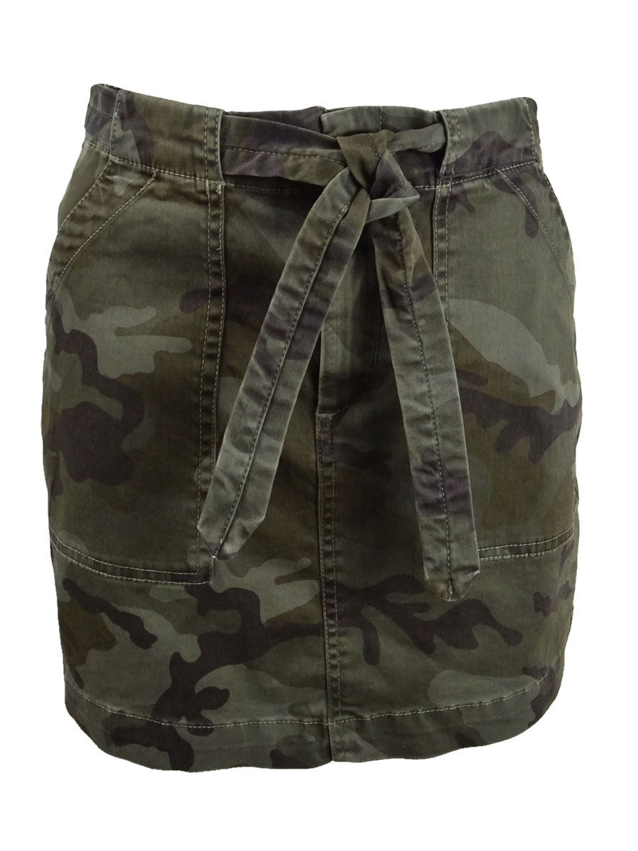 その他 GREENLAND Sanctuary Women's Emerson Camo-Print Mini Skirt (24, Dark